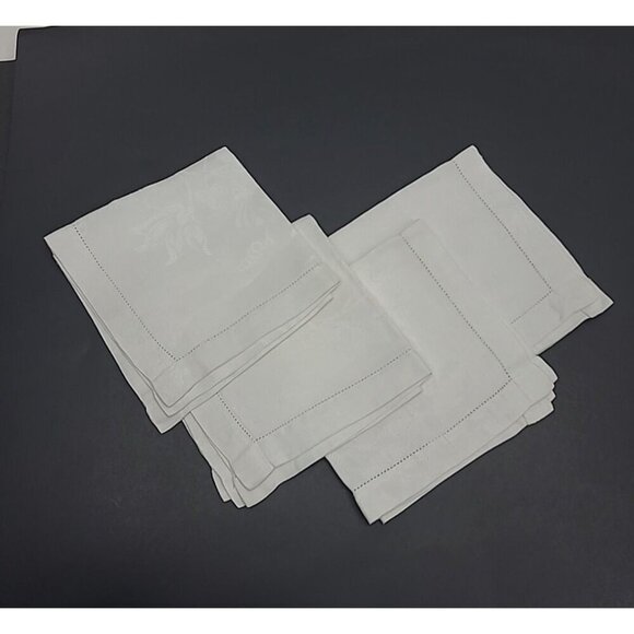 Unbranded Other - Vintage Napkins Lot of 4 White Floral